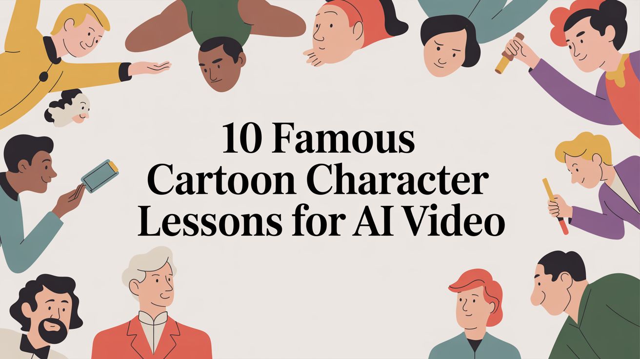 10 Famous Cartoon Character Lessons for AI Video